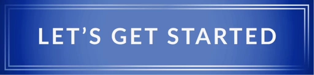 Button NEW Lets Get Started Blue