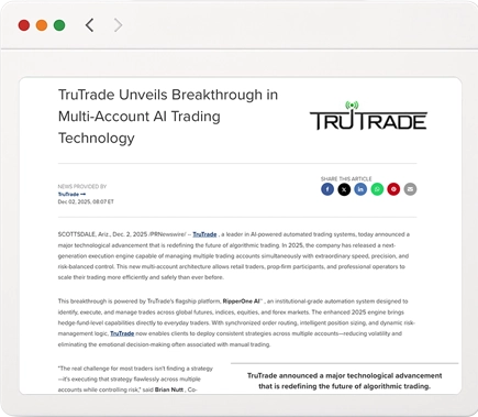 TruTrade PC Window 1
